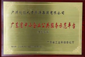 开元(中国)集团被认定为2022年广东省中小企业公共服务示范平台